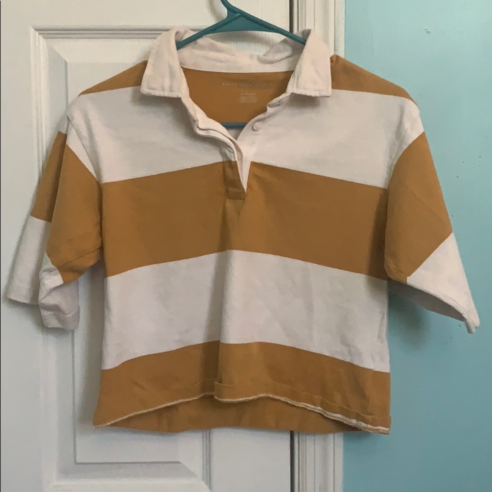 Crew Neck Cropped T-Shirt